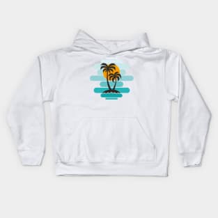 Palm trees Kids Hoodie